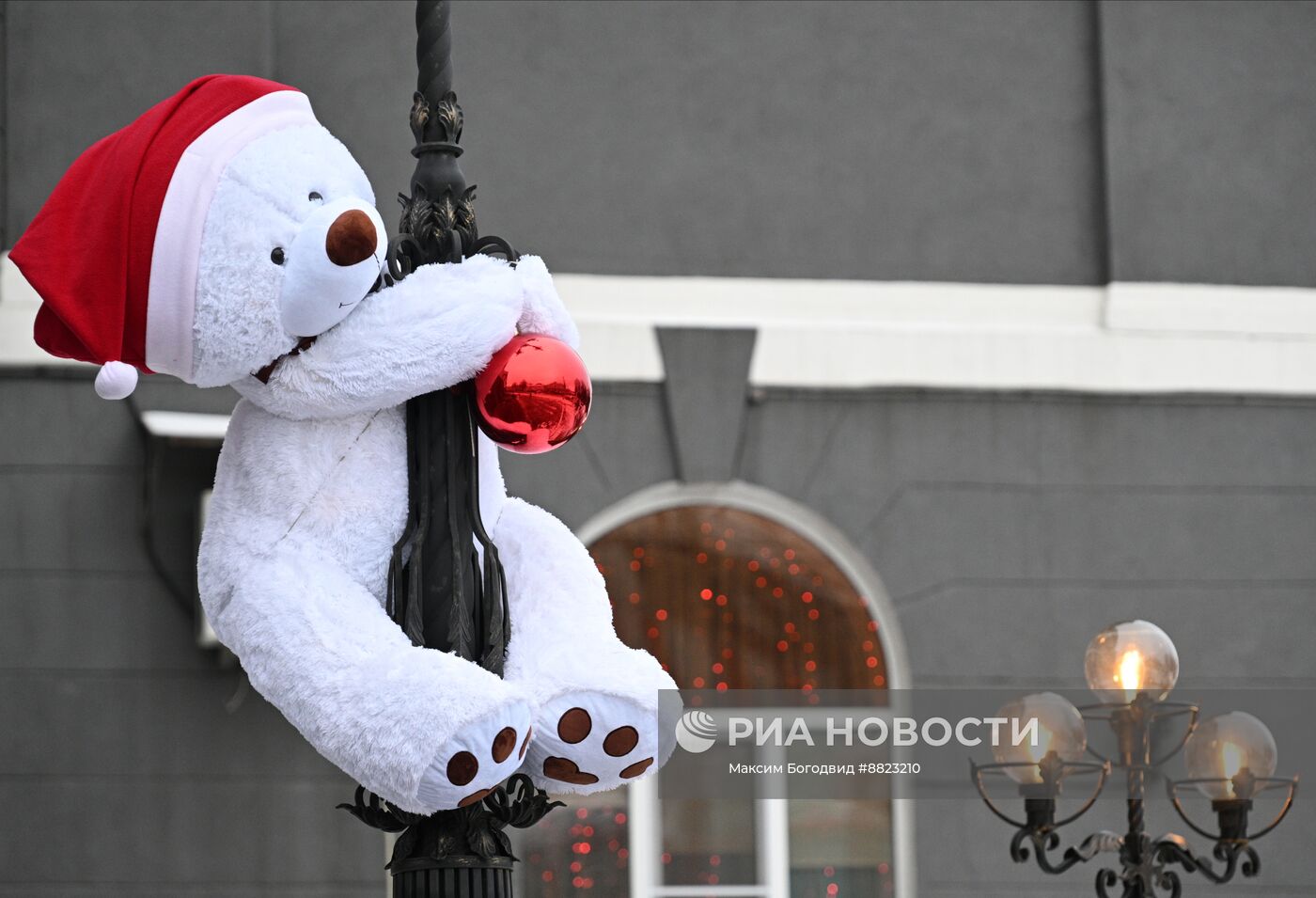 Новогоднее украшение центра Кирова