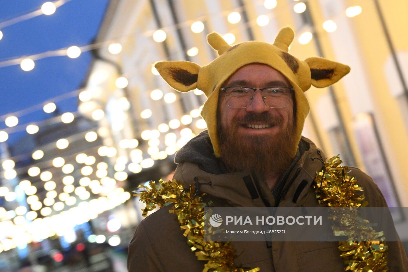 Новогоднее украшение центра Кирова