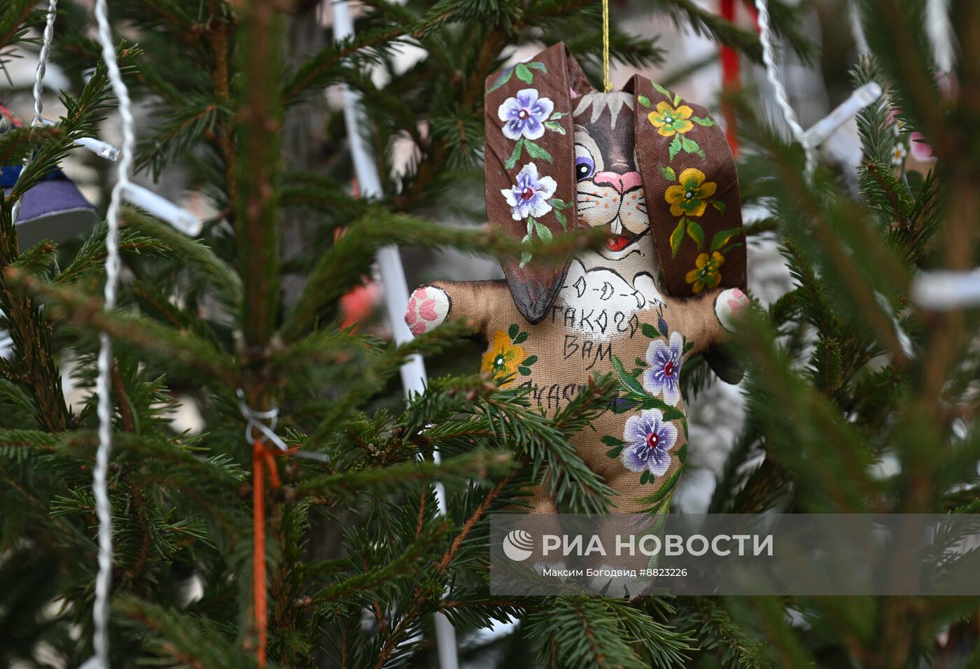 Новогоднее украшение центра Кирова