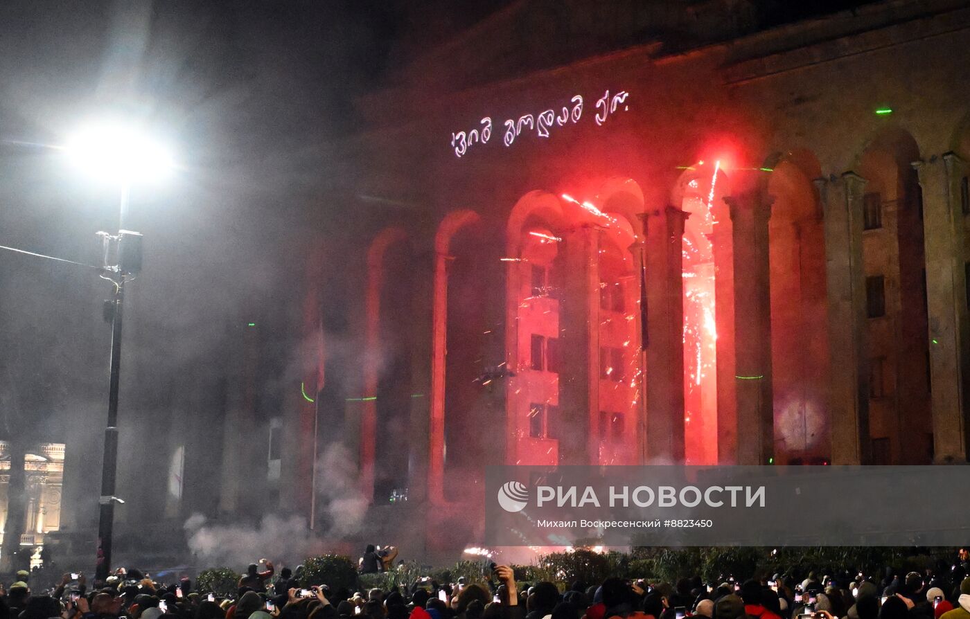 Протесты в Тбилиси