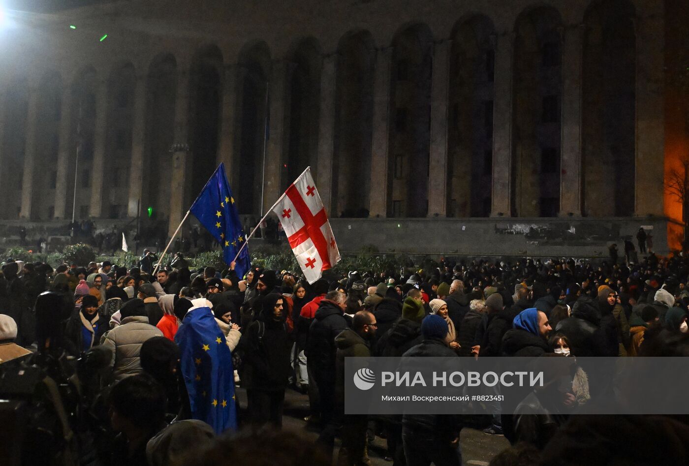 Протесты в Тбилиси