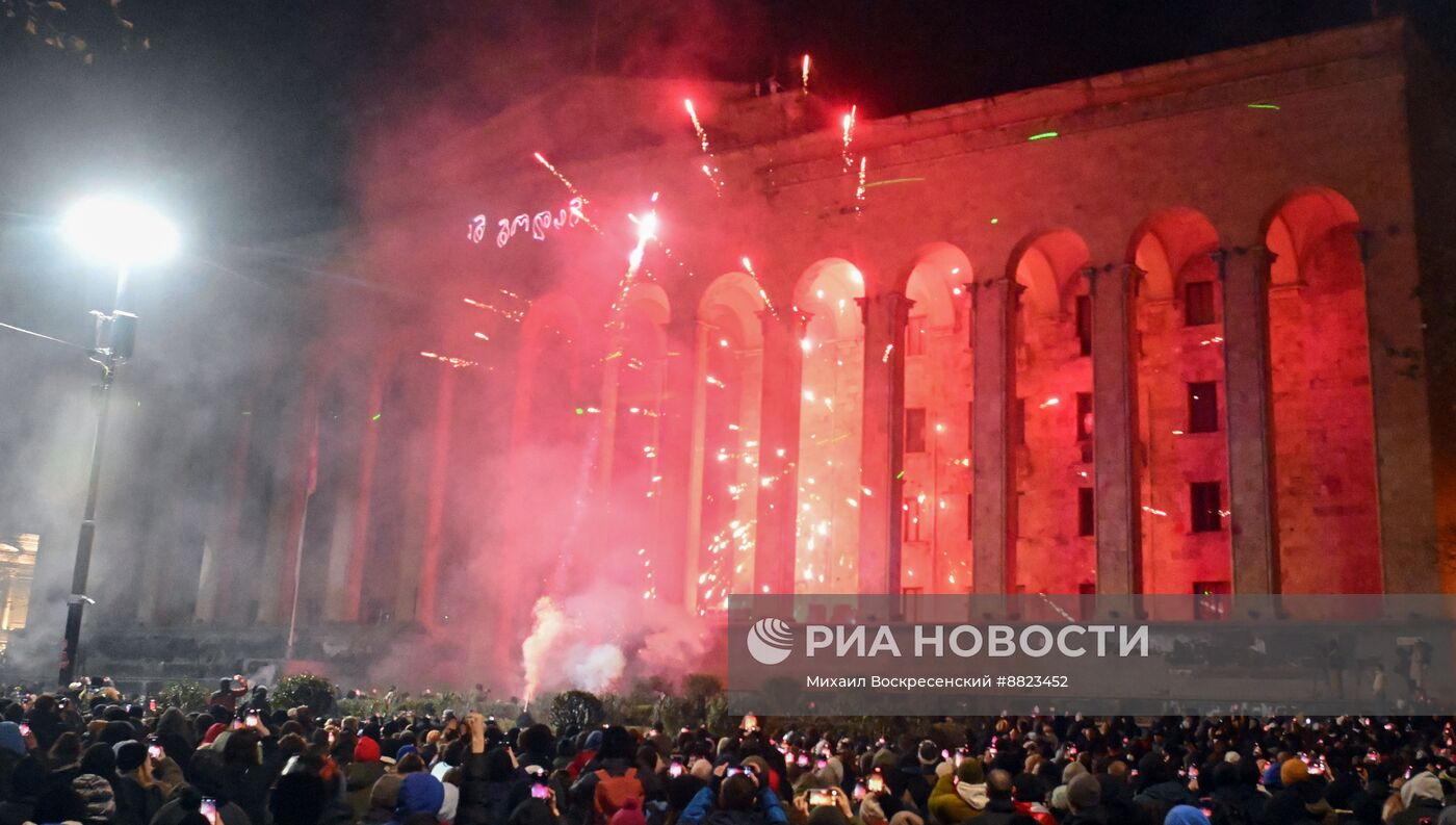 Протесты в Тбилиси