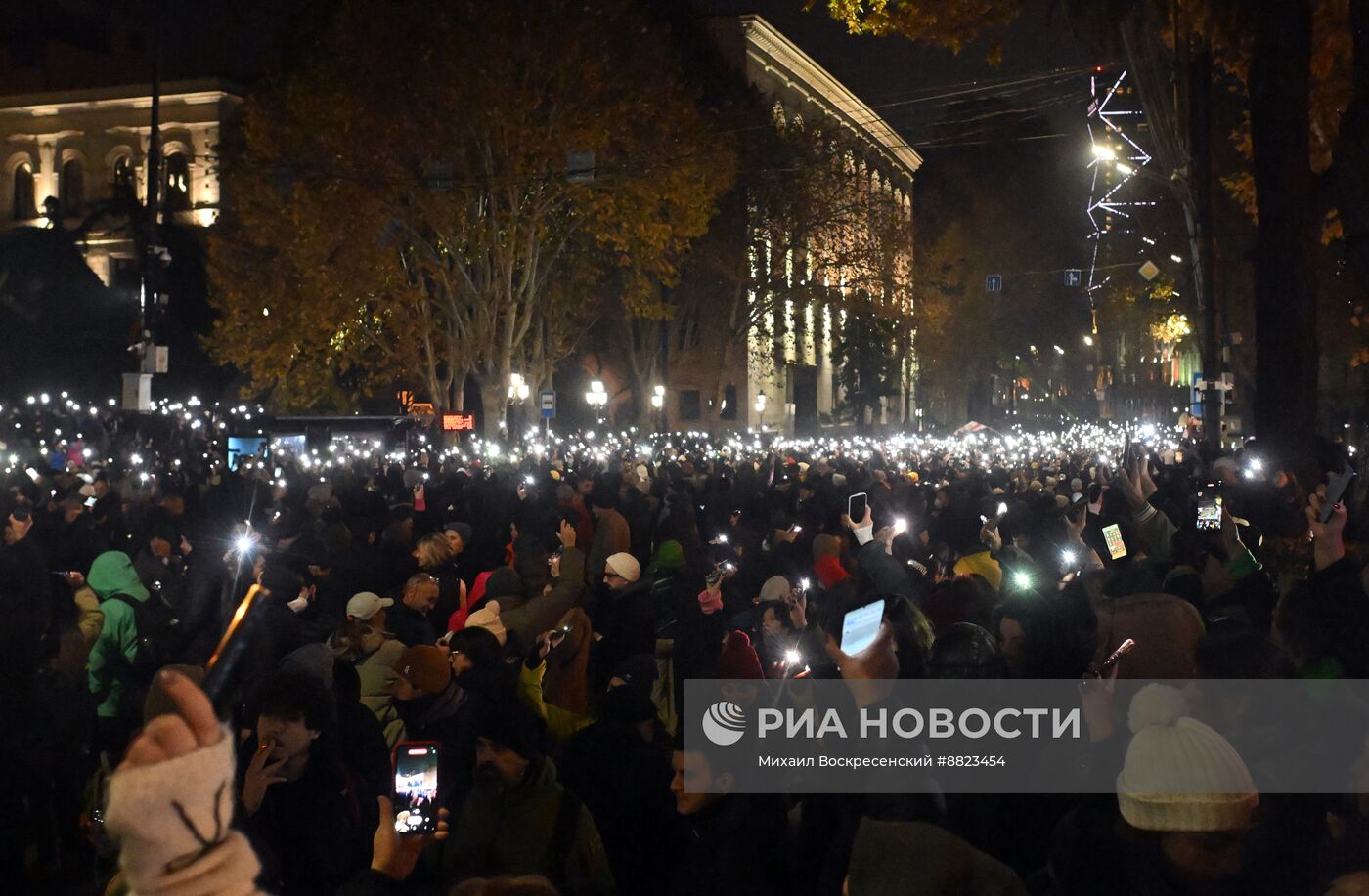 Протесты в Тбилиси