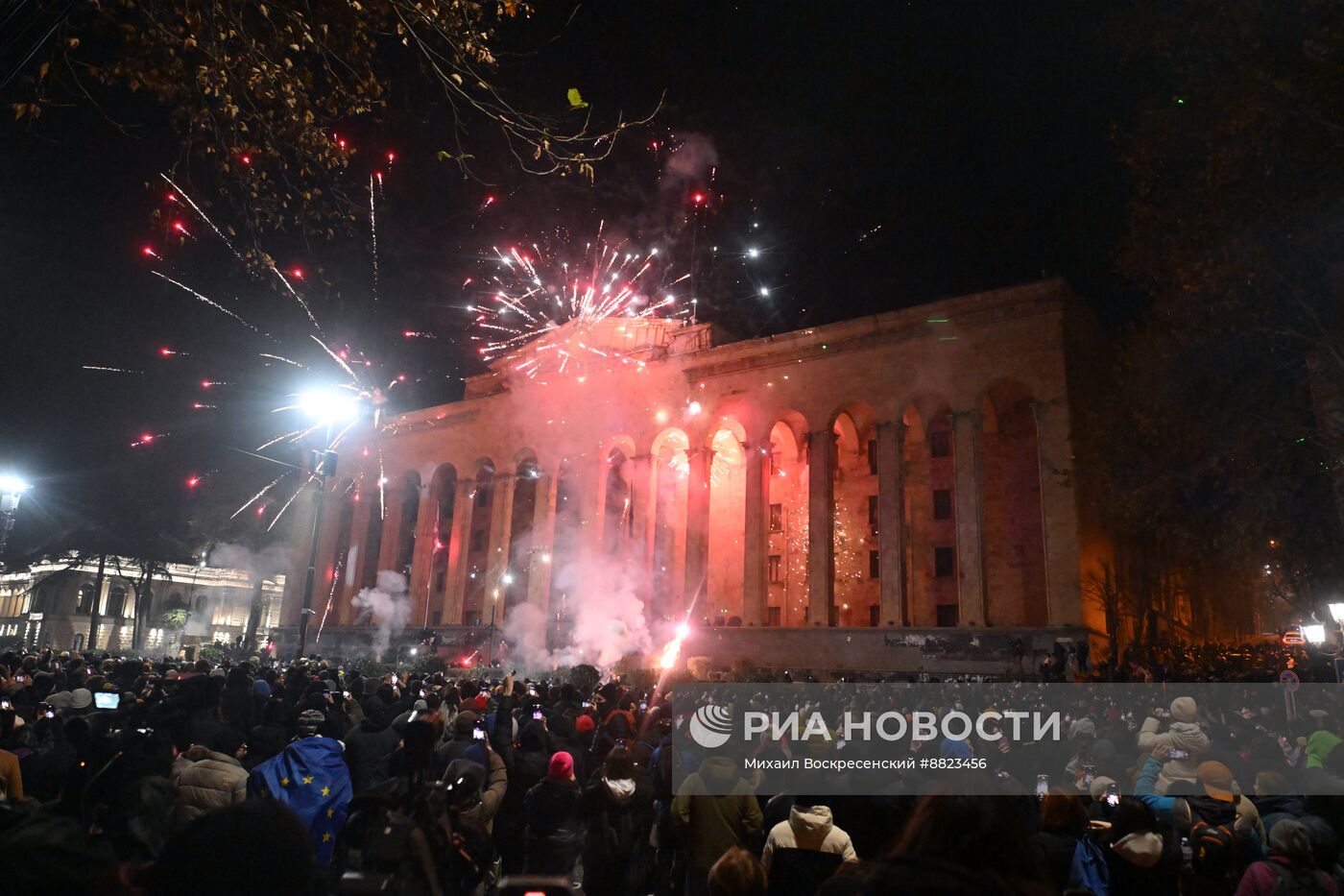 Протесты в Тбилиси