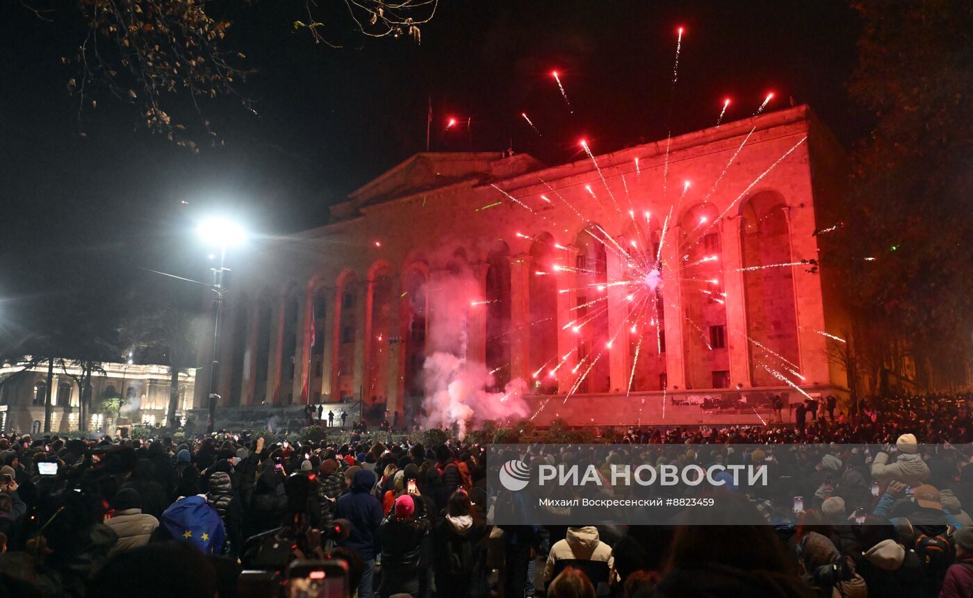 Протесты в Тбилиси