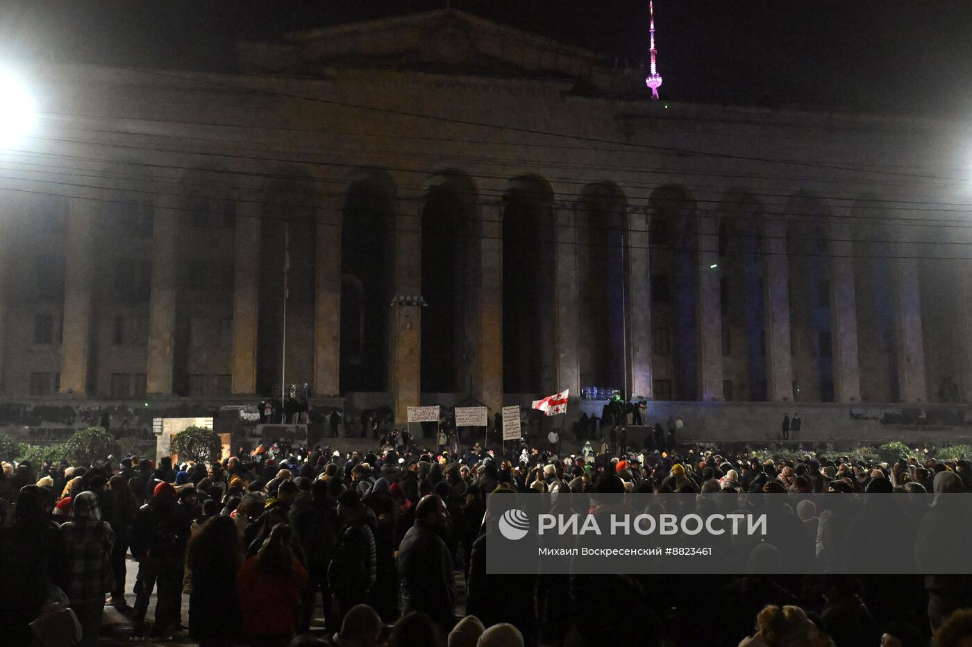 Протесты в Тбилиси