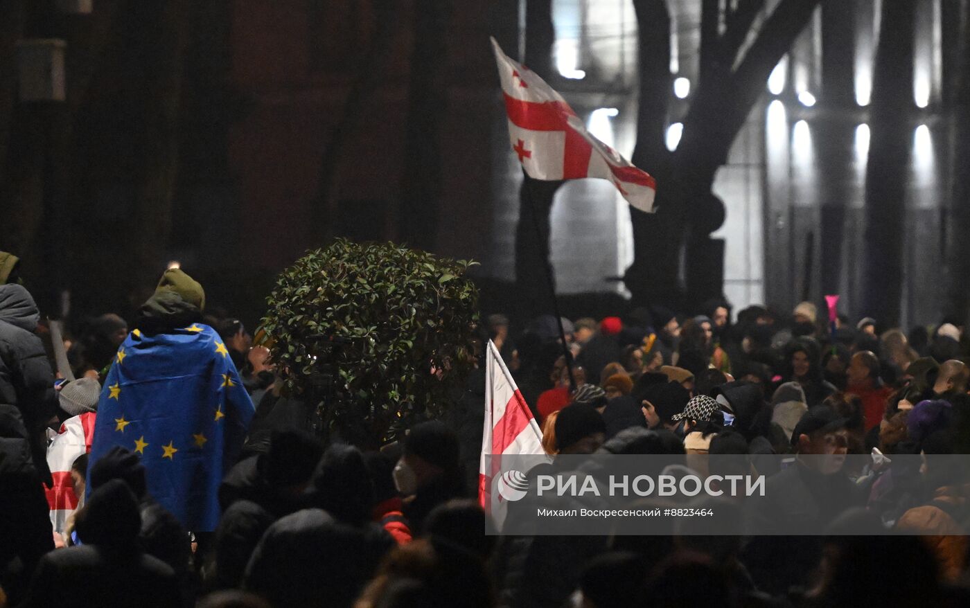 Протесты в Тбилиси