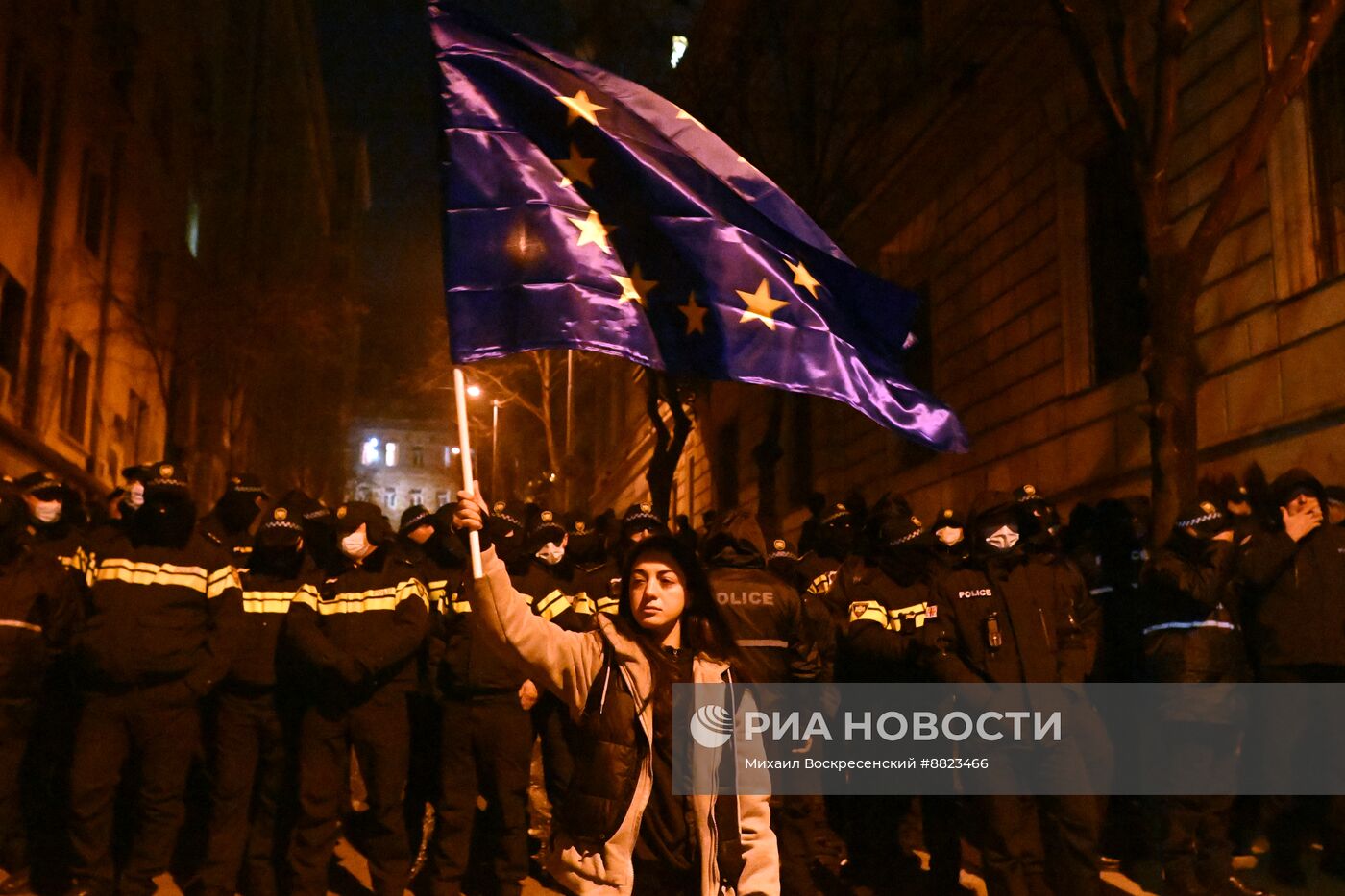 Протесты в Тбилиси