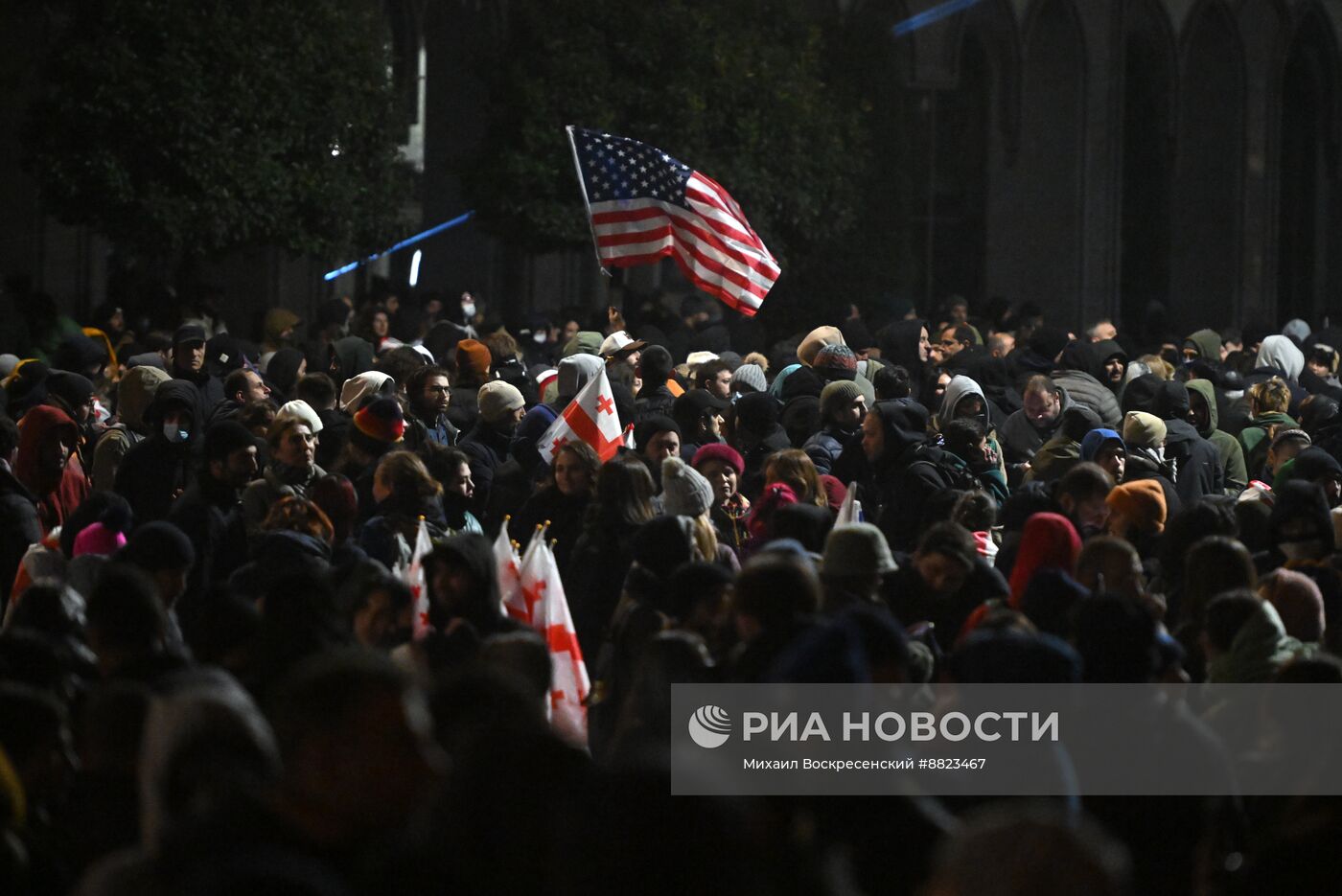 Протесты в Тбилиси