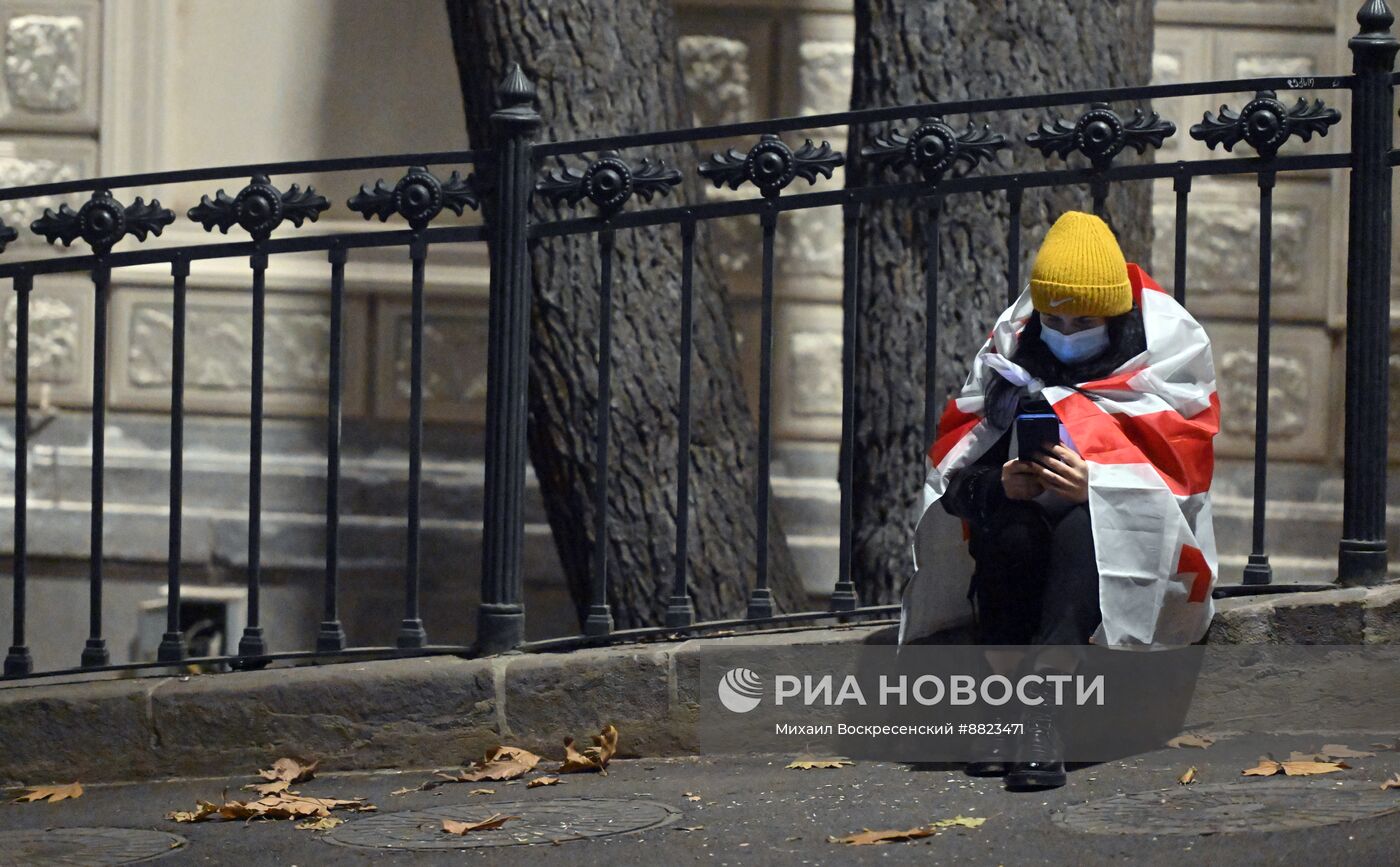 Протесты в Тбилиси