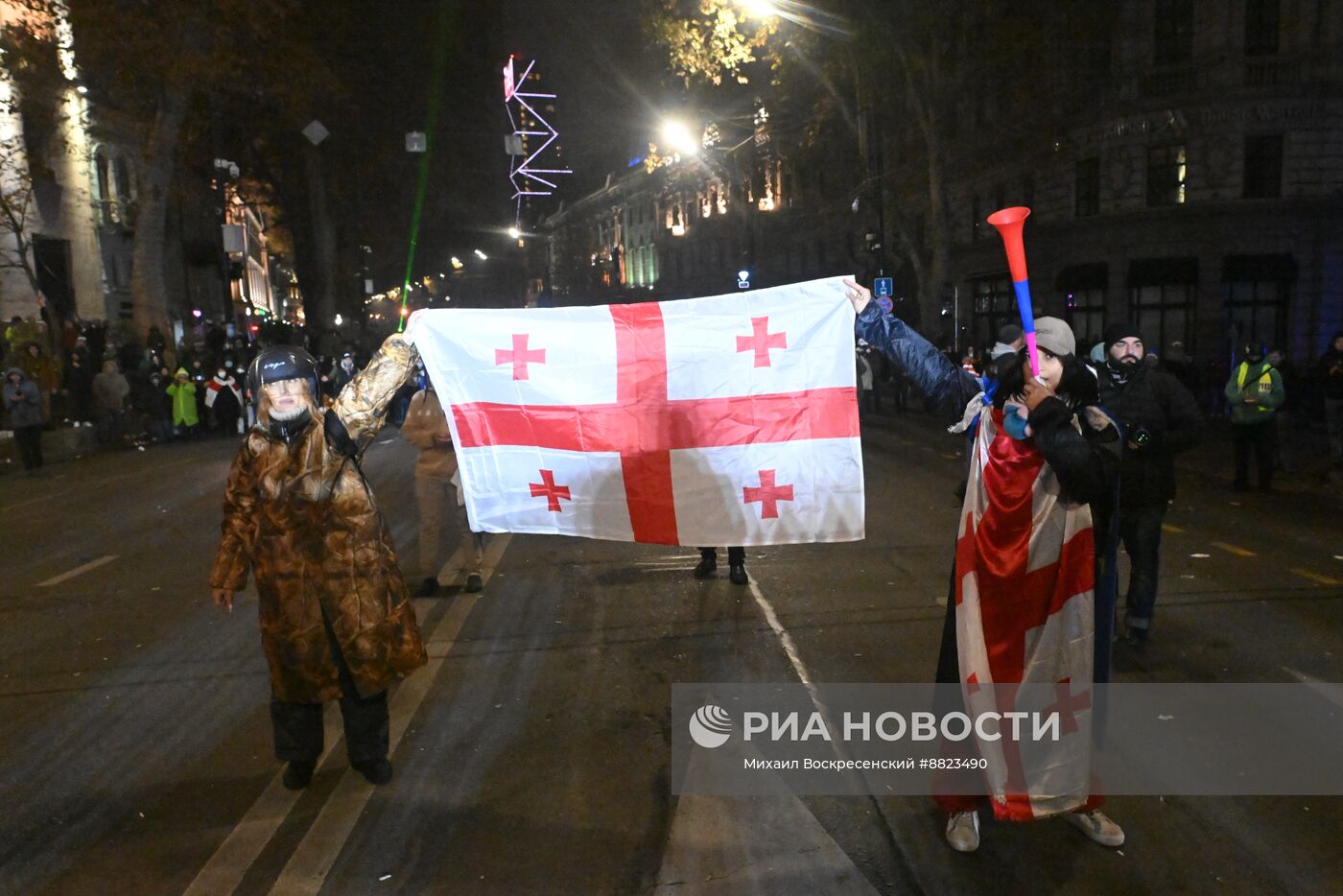 Протесты в Тбилиси