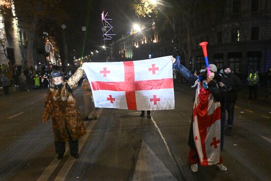 Протесты в Тбилиси