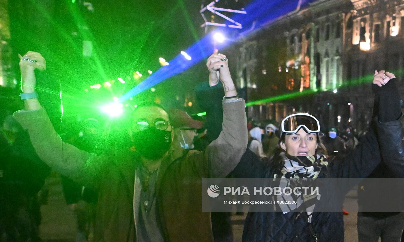 Протесты в Тбилиси