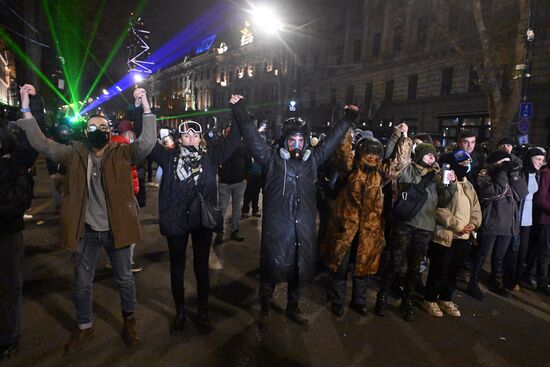 Протесты в Тбилиси