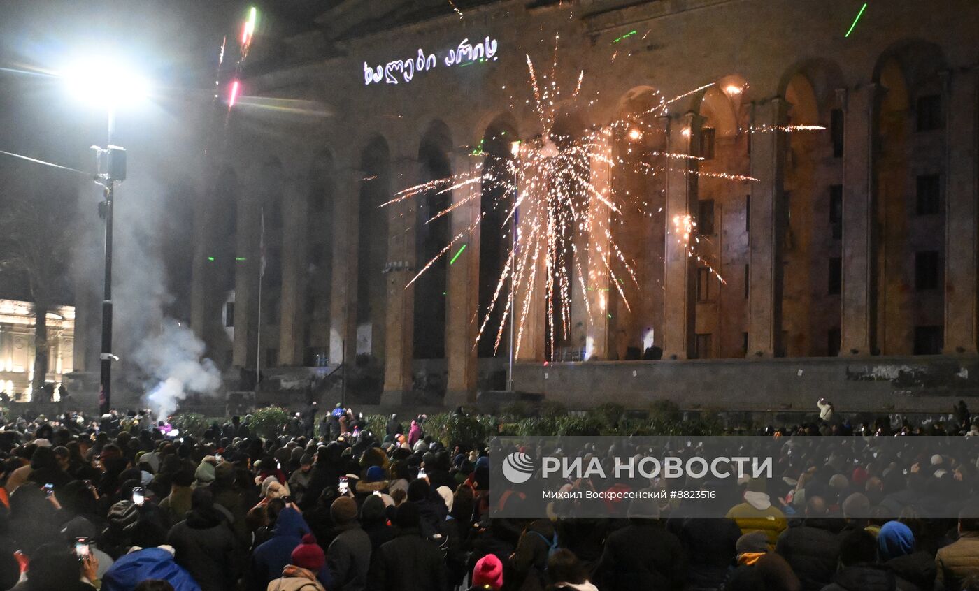 Протесты в Тбилиси