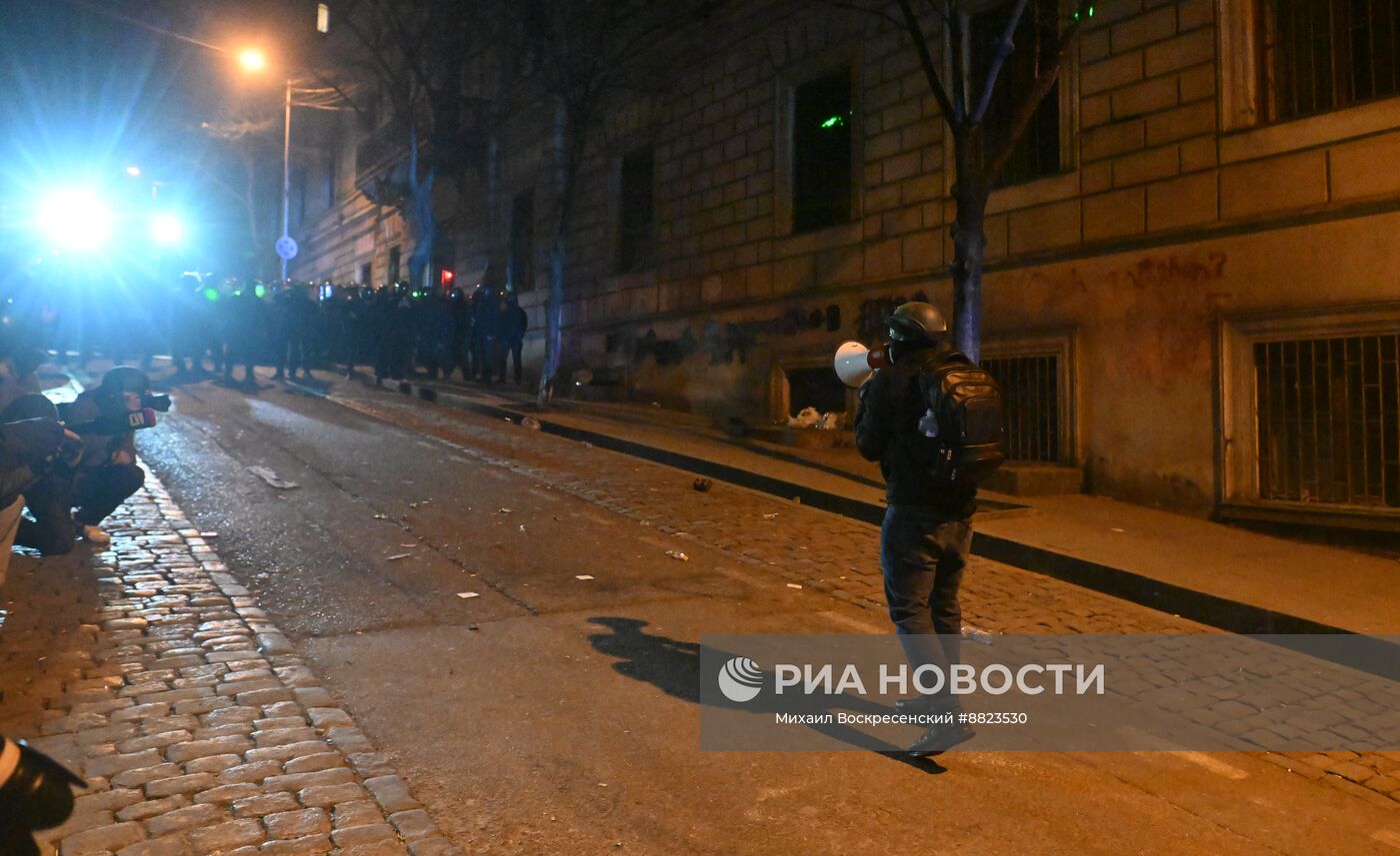 Протесты в Тбилиси