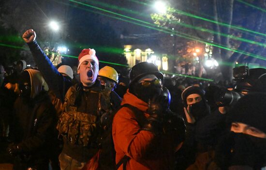 Протесты в Тбилиси