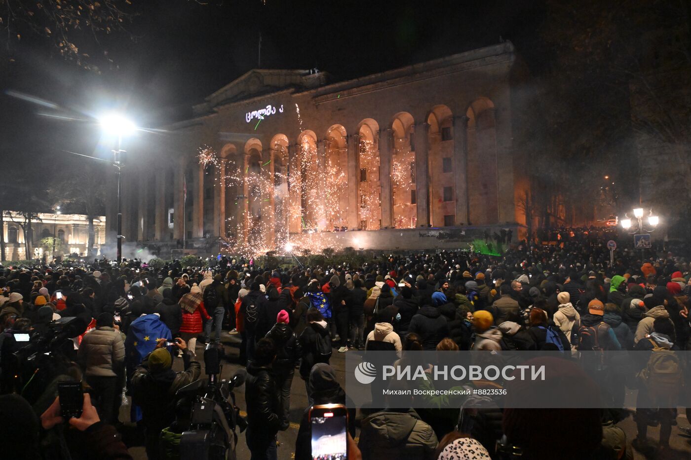 Протесты в Тбилиси