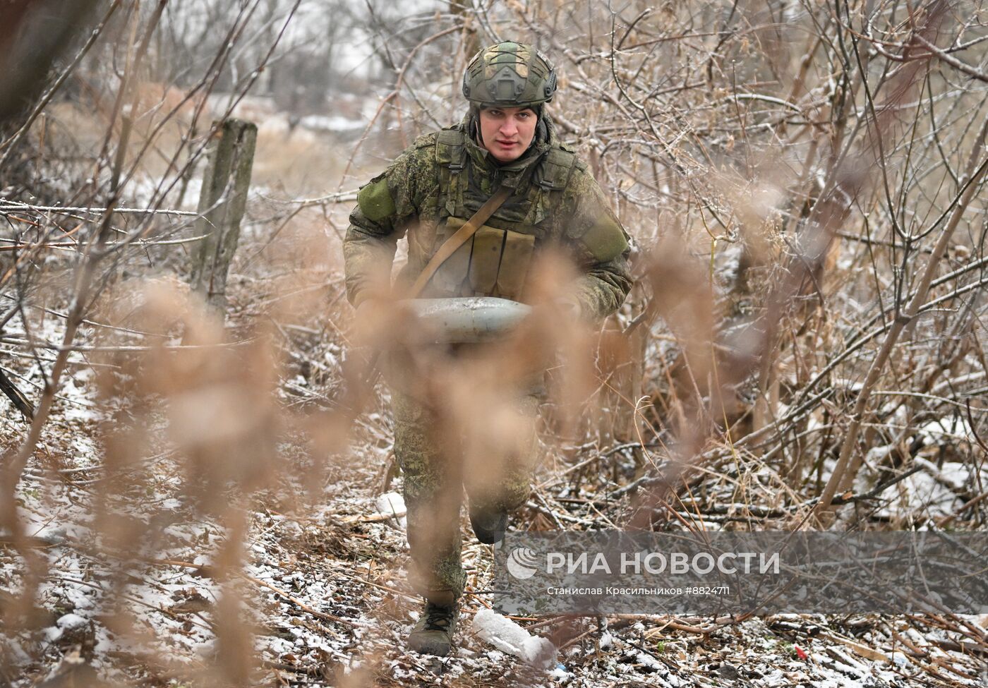 Боевая работа расчета гаубицы Д-30 группировки "Центр" на Красноармейском направлении СВО