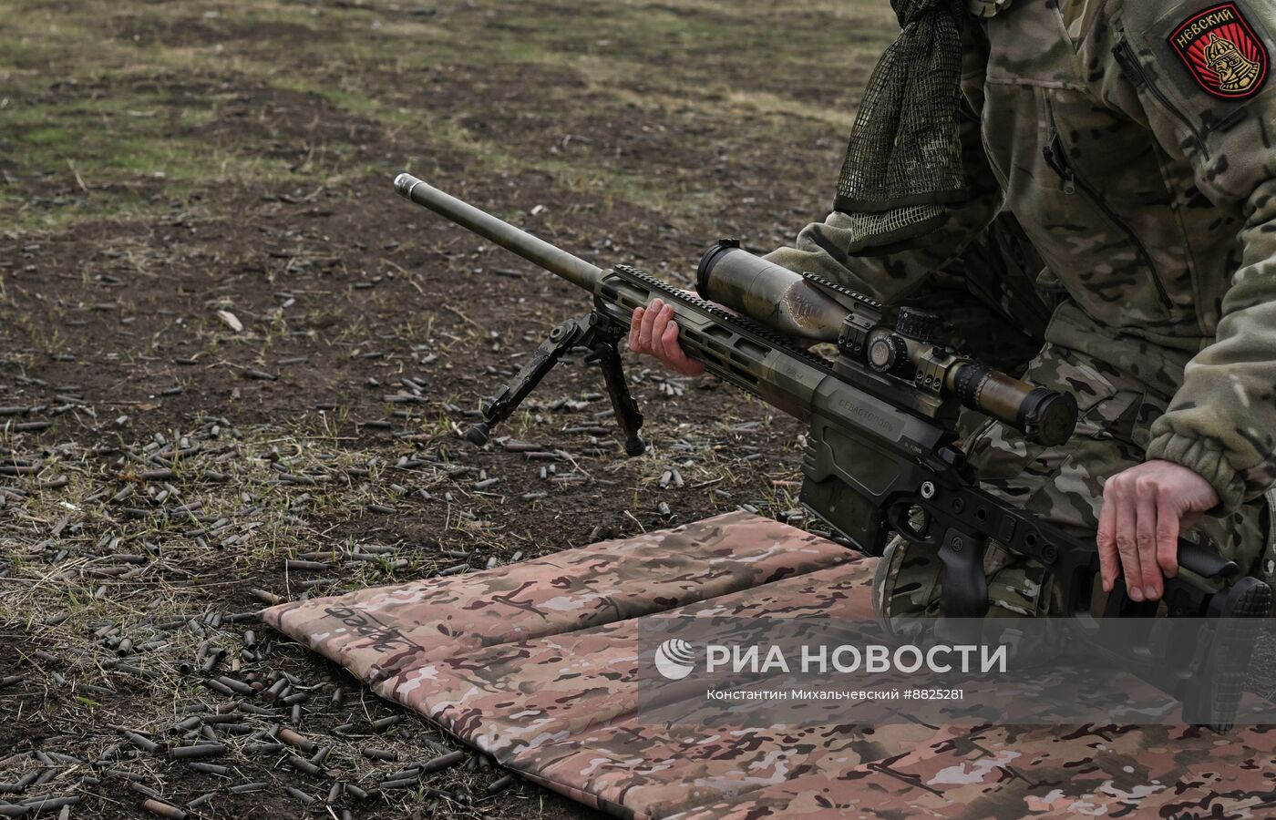 Занятия снайперов совместно со школой Лобаева в зоне СВО 