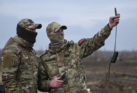 Занятия снайперов совместно со школой Лобаева в зоне СВО 