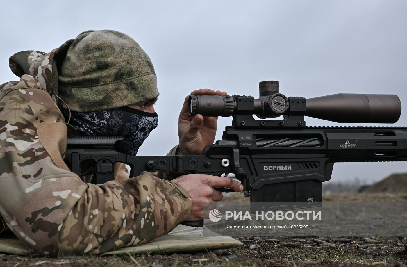 Занятия снайперов совместно со школой Лобаева в зоне СВО 