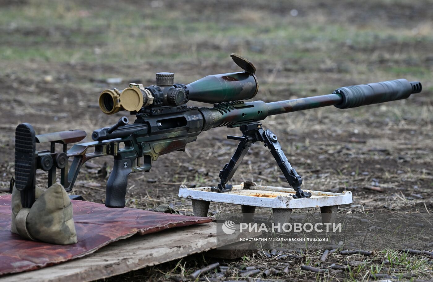 Занятия снайперов совместно со школой Лобаева в зоне СВО