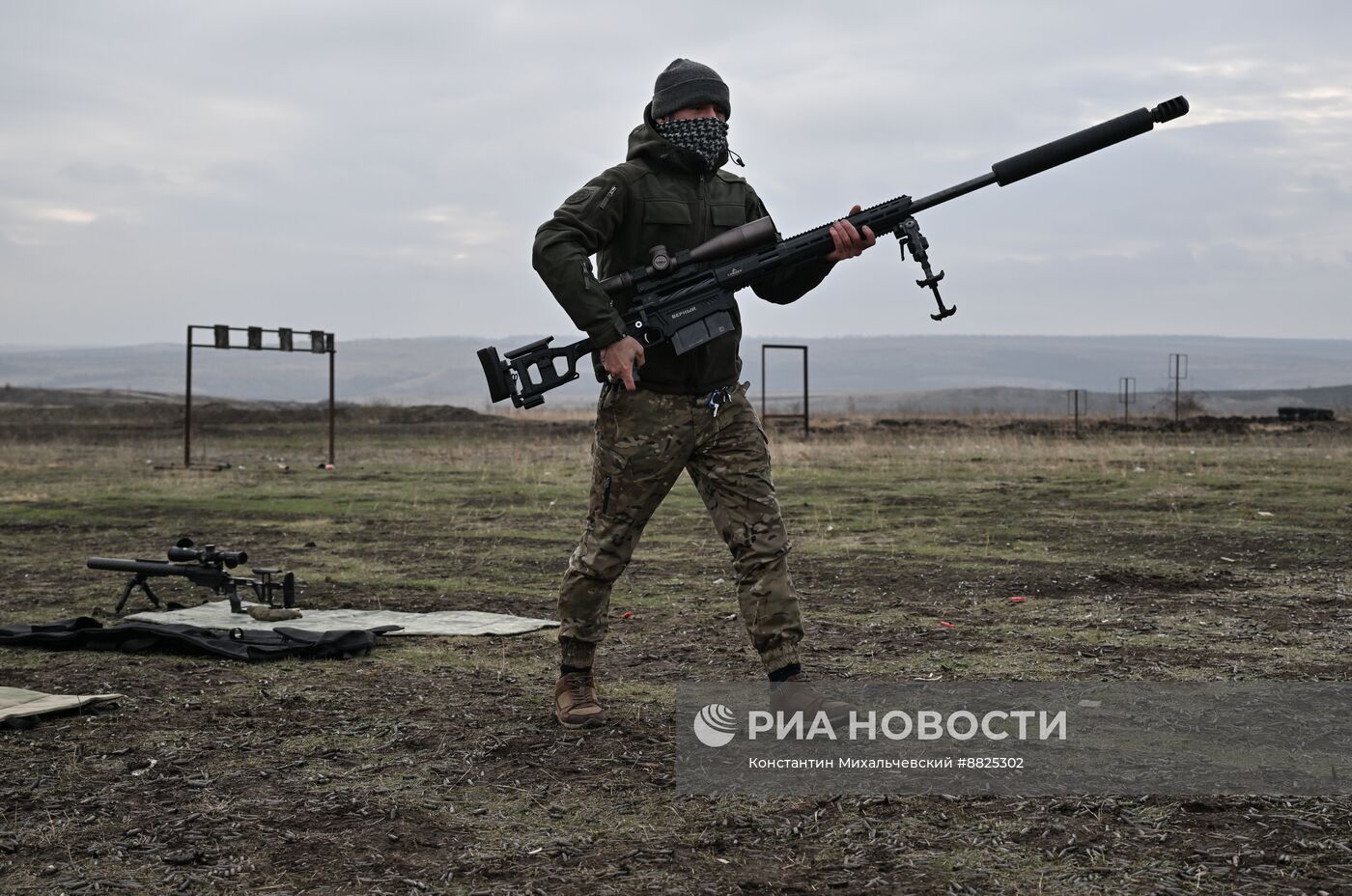 Занятия снайперов совместно со школой Лобаева в зоне СВО 