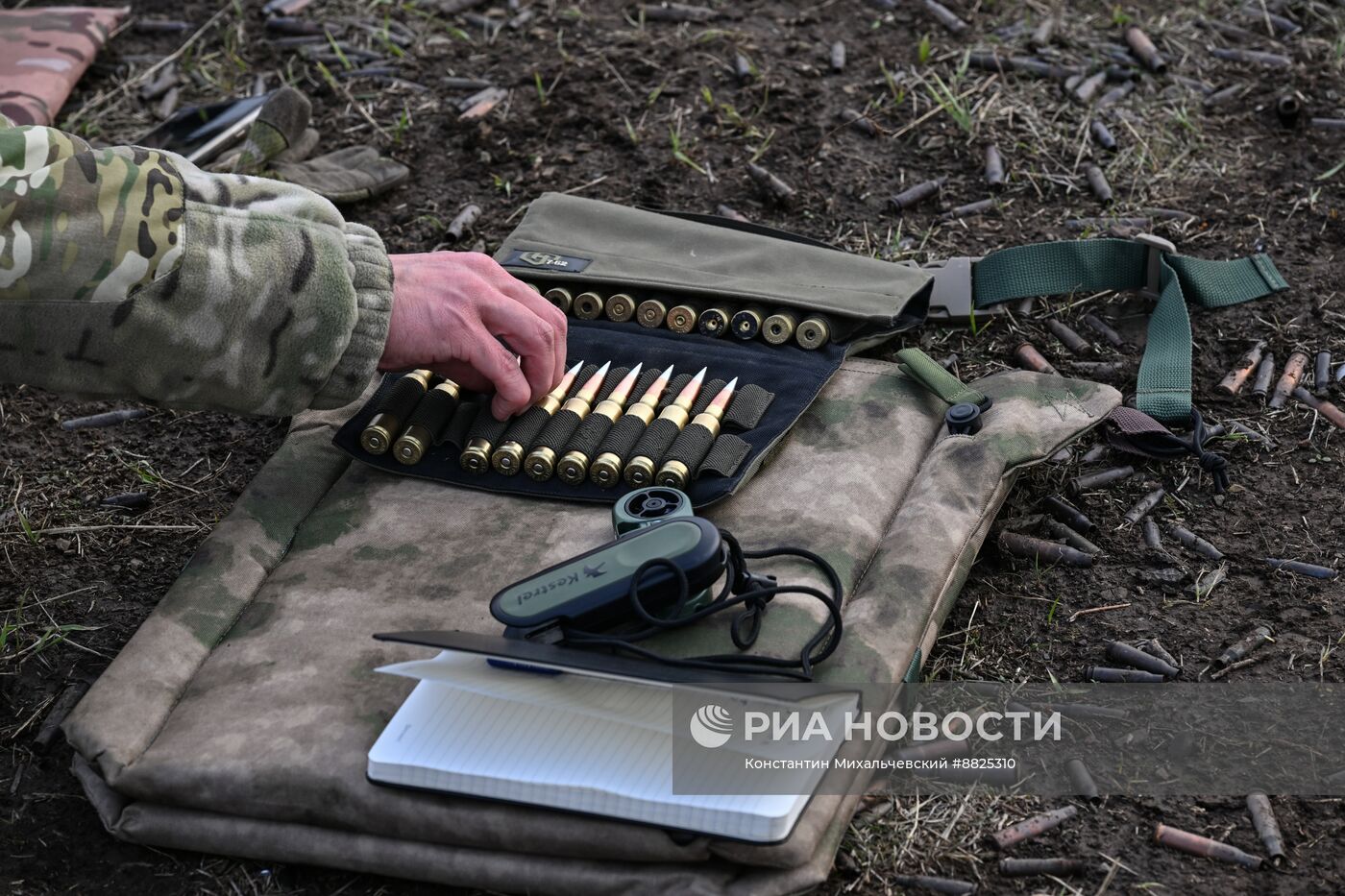 Занятия снайперов совместно со школой Лобаева в зоне СВО 