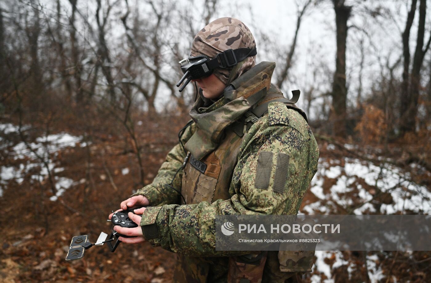 Испытания переделанных трофейных БПЛА ВСУ бойцами группировки "Центр" на Красноармейском направлении