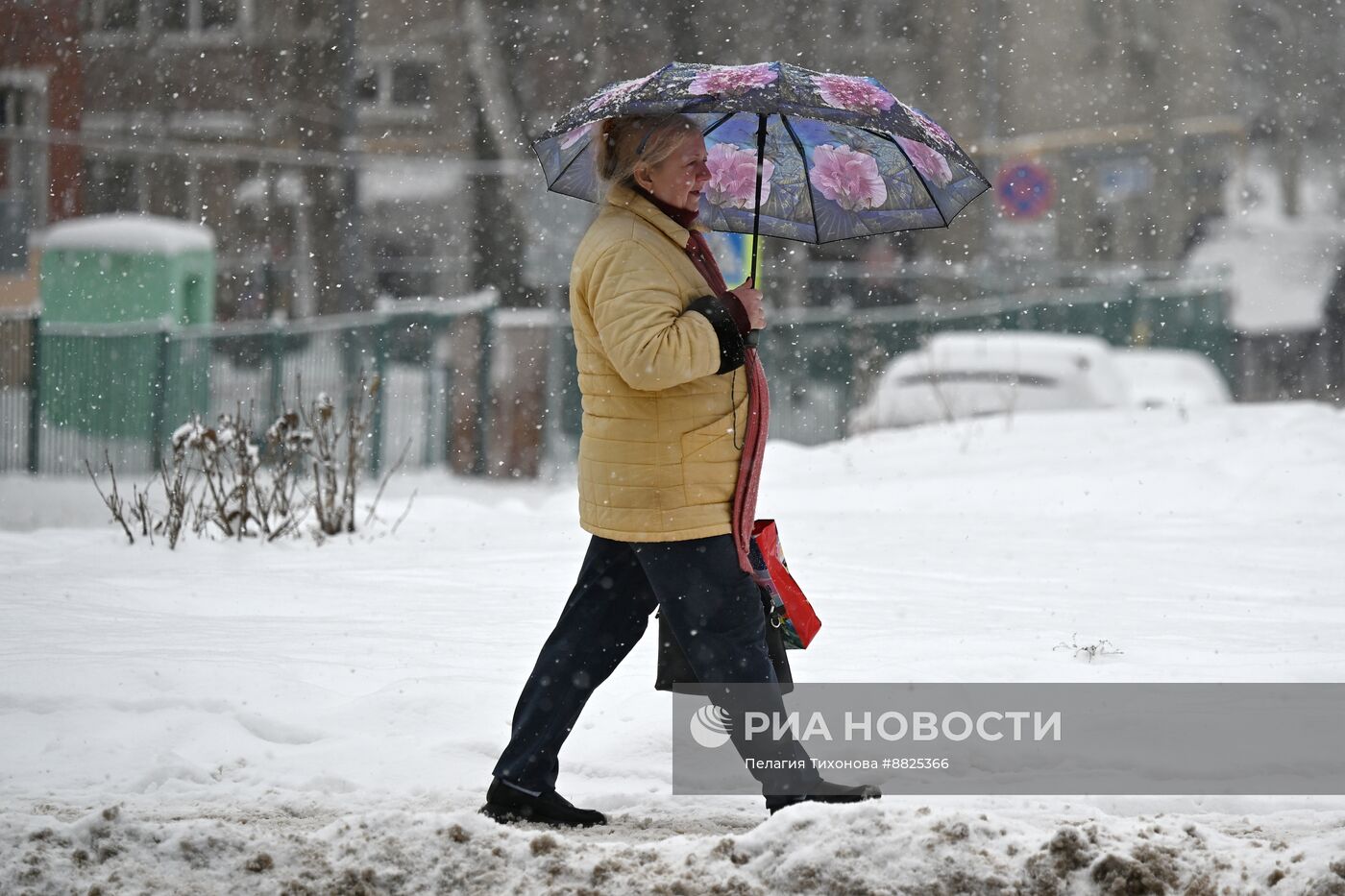 Снег в Москве