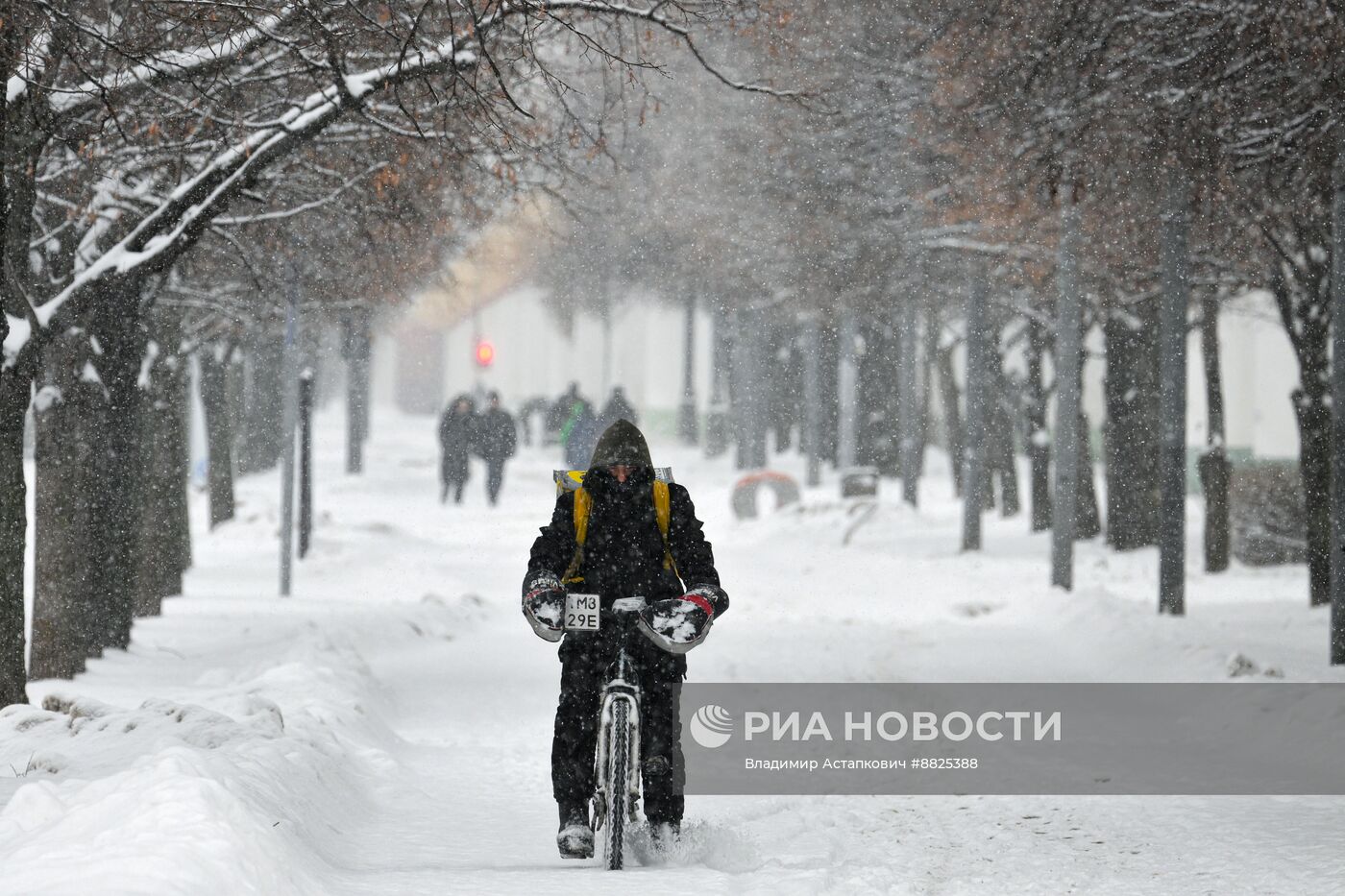 Снег в Москве