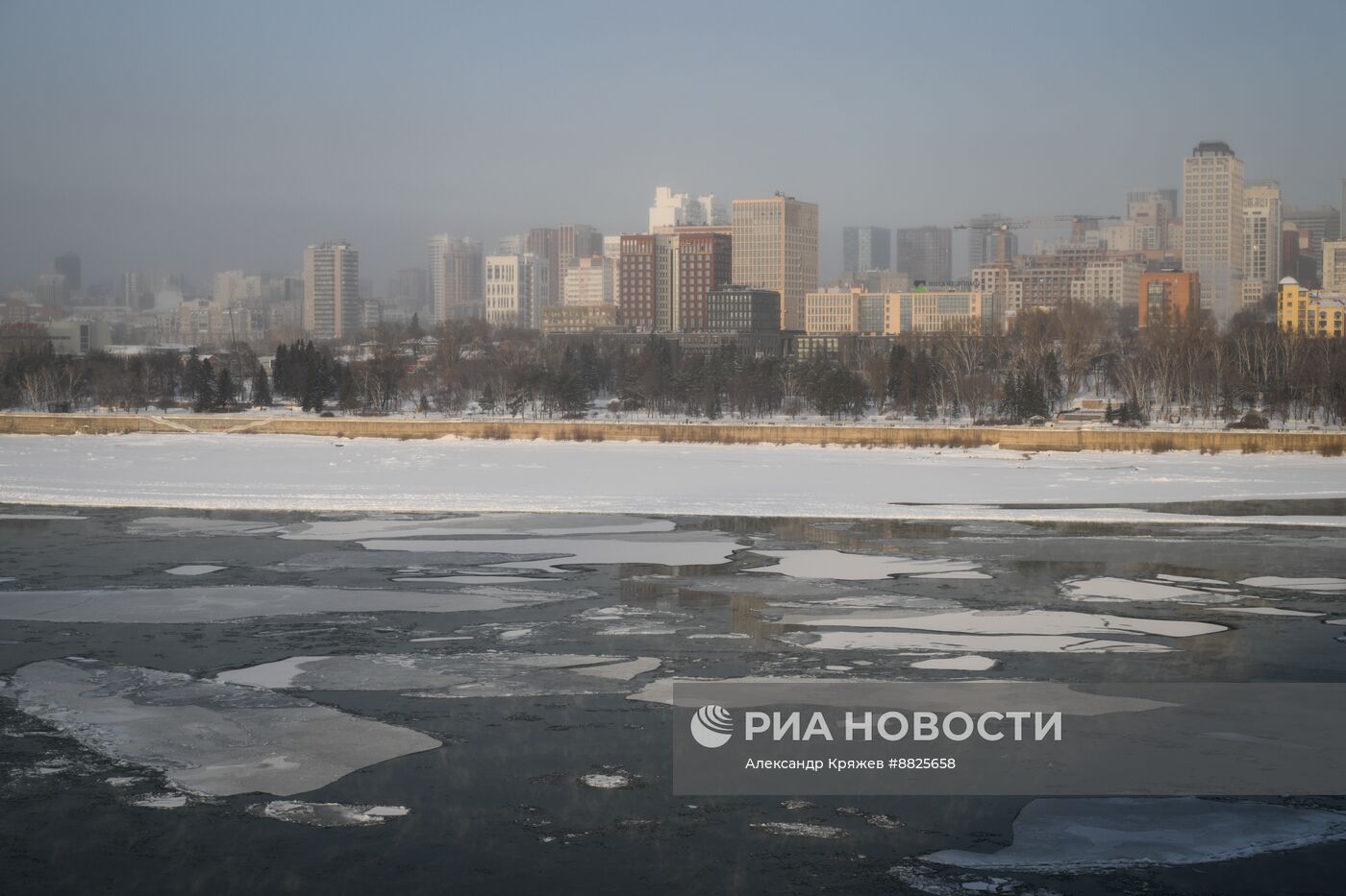 Зима в Новосибирске