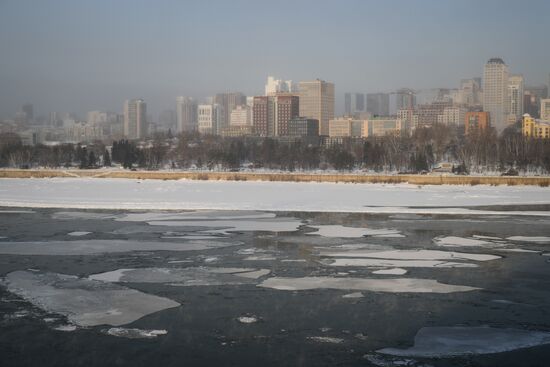 Зима в Новосибирске