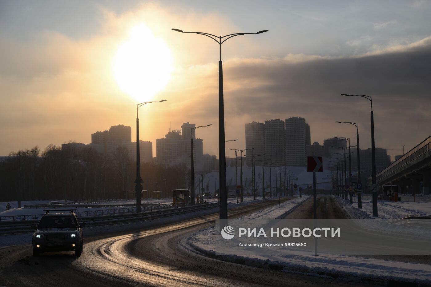 Зима в Новосибирске