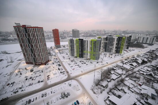 Зима в Новосибирске