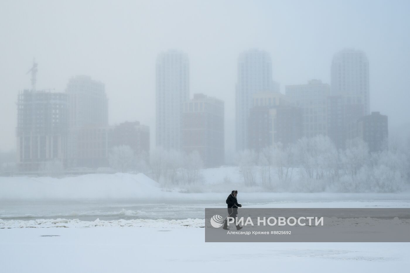 Зима в Новосибирске