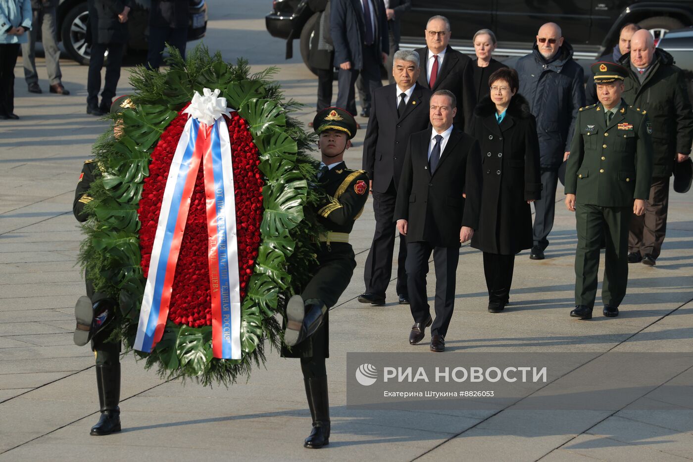 Рабочий визит зампреда Совбеза РФ Д. Медведева в Китай