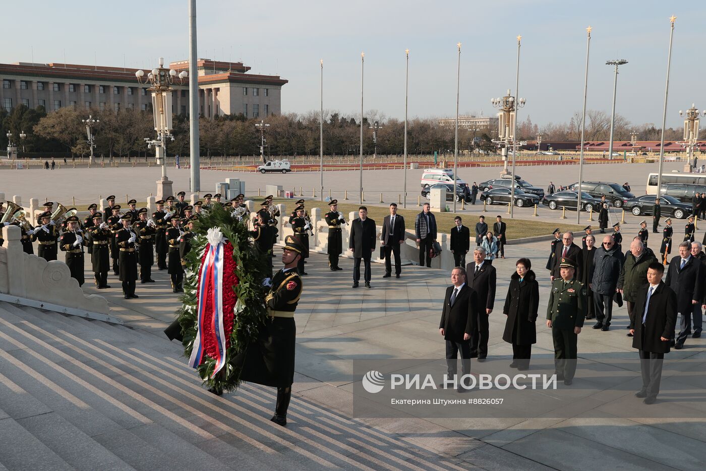 Рабочий визит зампреда Совбеза РФ Д. Медведева в Китай