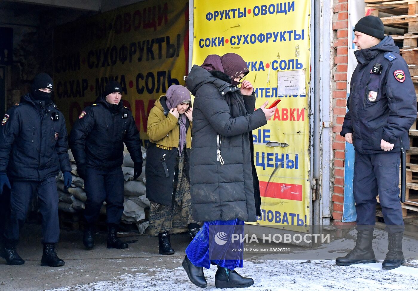 Рейд по выявлению нелегальных мигрантов в Красноярске 