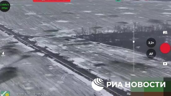 Уничтожение танка Abrams и двух БМП Bradley в Курской области