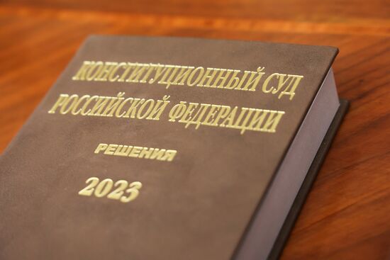 Президент Владимир Путин встретился с председателем Конституционного Суда РФ В. Зорькиным