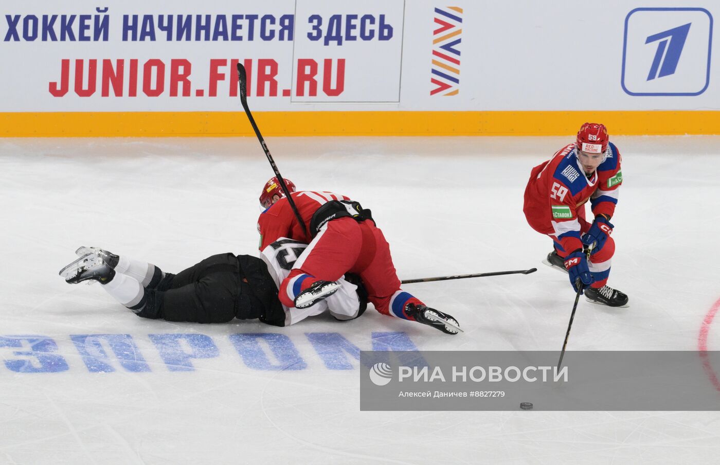 Хоккей. Кубок Первого канала. Матч Россия - Сборная мира