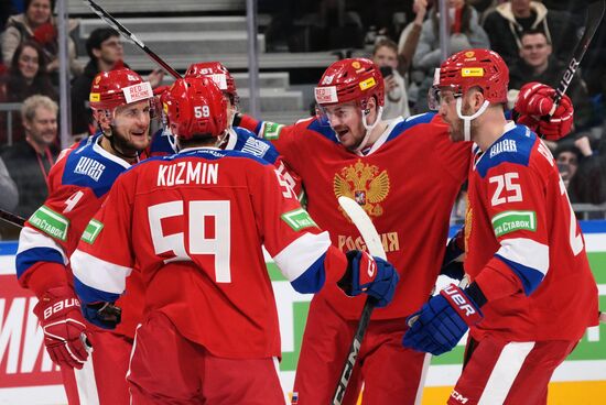 Хоккей. Кубок Первого канала. Матч Россия - Сборная мира