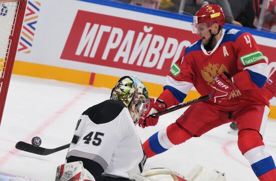 Хоккей. Кубок Первого канала. Матч Россия - Сборная мира