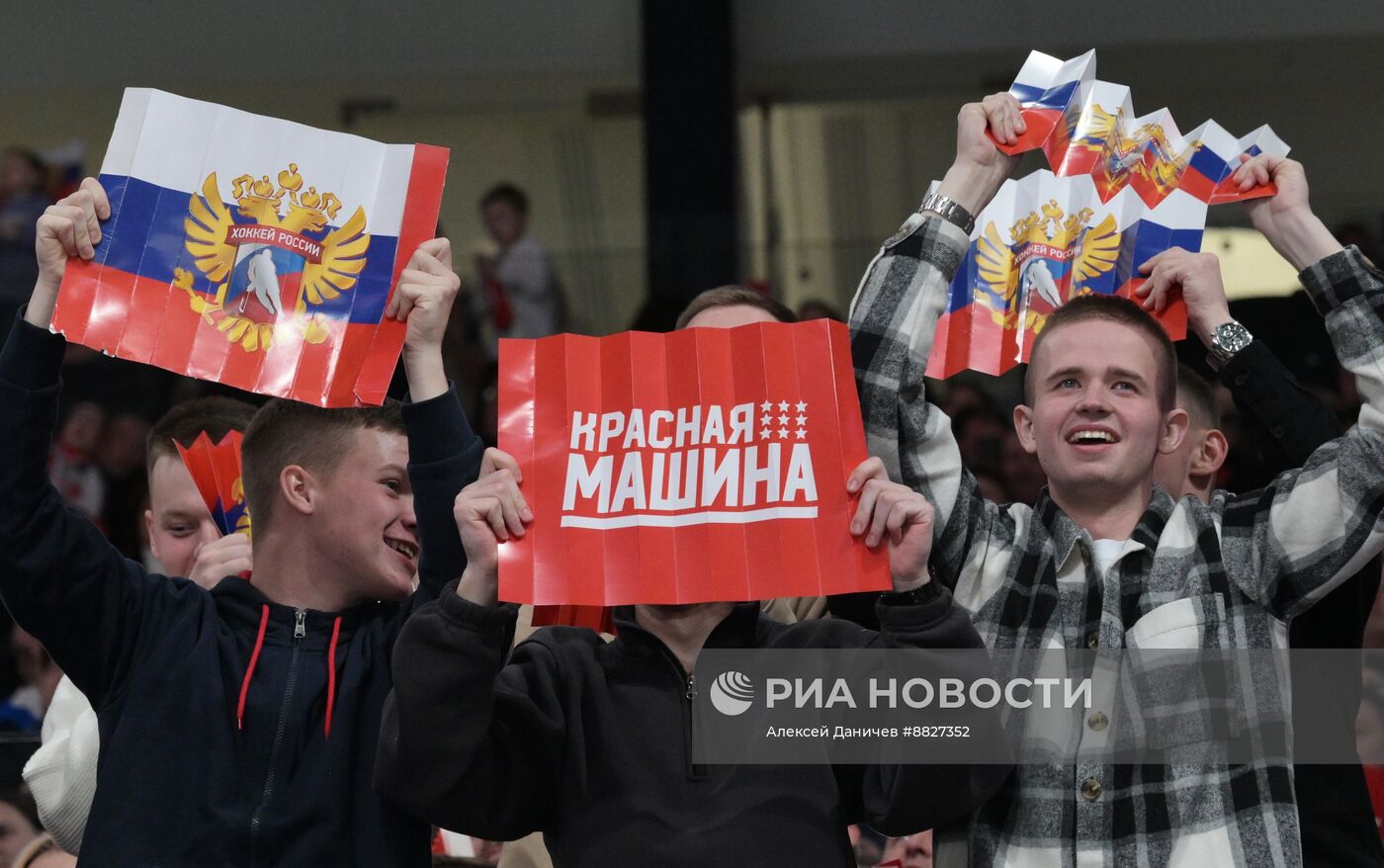 Хоккей. Кубок Первого канала. Матч Россия - Сборная мира