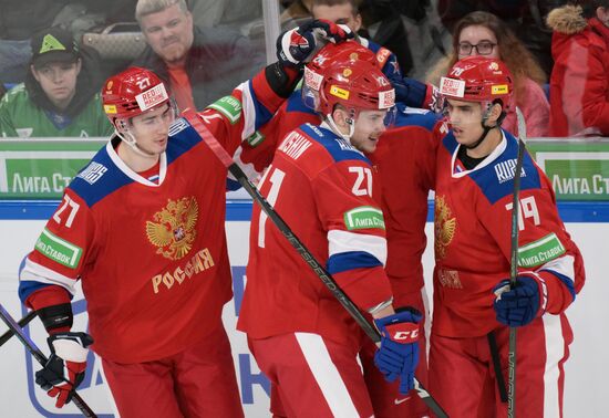 Хоккей. Кубок Первого канала. Матч Россия - Сборная мира