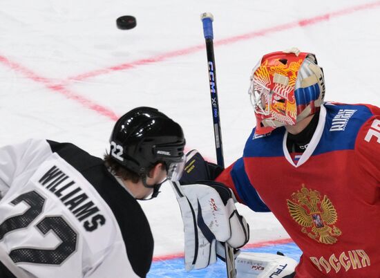 Хоккей. Кубок Первого канала. Матч Россия - Сборная мира