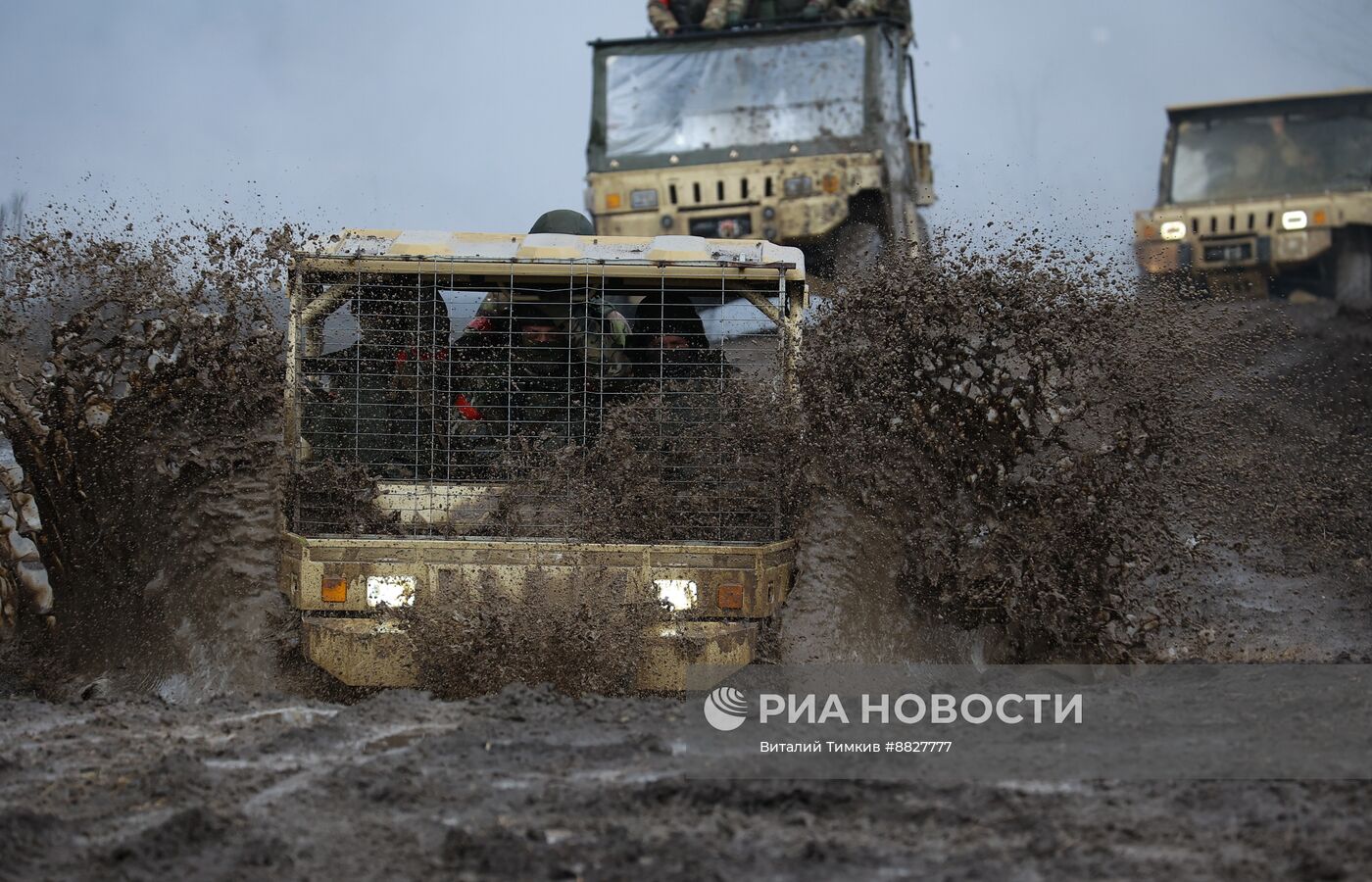 Боевая подготовка штурмовых подразделений на полигоне в Краснодарском крае