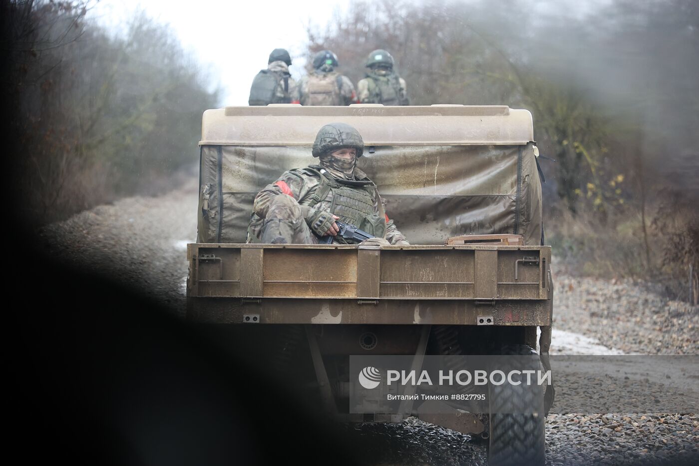 Боевая подготовка штурмовых подразделений на полигоне в Краснодарском крае